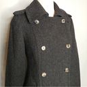 All Saints Spitalfields Boni Wool Double Breasted Pea coat Jacket size 8 Photo 5