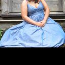 B Darlin Blue Prom Dress Photo 3