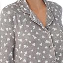 Kate Spade  Grey Heart Design Long Sleeve Button Down Top Women’s Plus Size 1X Photo 2