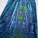 Apt. 9 Casual blue paisley design stretchy sleeveless beach/sundress by  sz small Photo 4