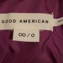 Good American NWT  Shacket With Pockets Size XS 00/0 Runs Big Pop Thistle Pl… Photo 7