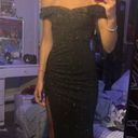 Windsor Black Glitter Formal Dress Photo 3