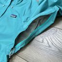 Patagonia  Blue Waterproof Rain H2No Performance Jacket Size Large Photo 4