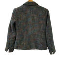 Coldwater Creek  Blazer Jacket Womens Size Petite 4-6 Multicolor Twill Full Zip Photo 9