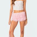 Edikted Unicorn Layered Ruffle Shorts Photo 0