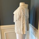 Love Riche Cozy Knit Chenille Cowl Neck Cream Womens Medium Photo 9