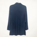 Adrienne Vittadini Adrienne Vattadini Cowl Neck Tunic Pullover Blue Sweater Size M Photo 6