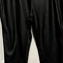 Just Be  Women's Black Faux Leather Dress Pants with Lining Size 2X Photo 1