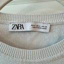 ZARA Cropped White T-shirt Photo 2