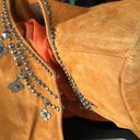 DOUBLE D RANCH Suede Leather Studded and Jeweled Lined Jacket Size M Photo 13