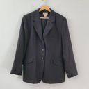 Jennifer Moore  Vintage Classic Black Wool Blazer 16 Photo 0