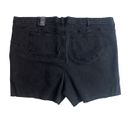 Torrid Deep Black Vintage 5-Inch High Rise Button Fly Stretch Denim Shorts Photo 1