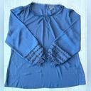 City Chic  Navy Blue Blouse Size 16 Photo 0