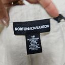 Norton Mcnaughton  Womens Plus Size 18 Cream Linen Blend Pants Coastal Beach Flaw Photo 3