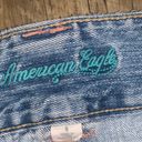 American Eagle Lace Trim Denim Mini Skirt 6 Photo 3