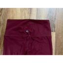 prAna  Women’s/ Teen Maroon Leggings Yoga Athletic‎ Size Small EUC Photo 5