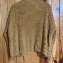 Full Tilt Essentials by  Chenille Yellow mustard cardigan Size- Large. Photo 2