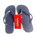 Havaianas  Women's Size 6 Navy Blue Classis Sandals Flip Flops NEW Photo 3