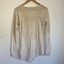 Athleta | Linen Striped Long Sleeve sz Small Photo 4