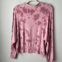 Z Supply  Pink Tie Dye Sweatshirt Photo 7