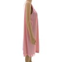 Vanity Fair  MEDIUM USA VINTAGE Semi-Sheer Nylon Sissy Pink Peignoir Night Gown Photo 2