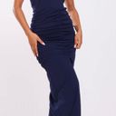 Pretty Little Thing Navy One Shoulder Midaxi Dress Photo 0