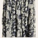 Misa  Nadia Purple Blue Strapless Floral Print Tiered Maxi Dress Size M Photo 8