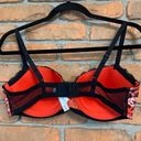 gilligan and o'malley Gilligan‎ & O'Malley Women's Floral Favorite Balconette Push-Up Bra Red Size 36C Photo 1