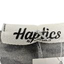 Harper Haptics by Holly  V-Neck Leopard Print Short Sleeve Gray Soft Tee Shirt Photo 5