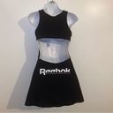 Reebok  X VICTORIA BECKHAM Cutout Back Minidress Black & White Size Medium 🆕 Photo 8