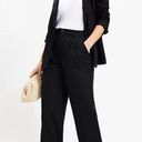 Loft Emory Wide Leg High Rise Trousers Black Size 4 W28 Career Dress Pants Photo 8