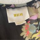 Maeve Anthropologie  Violetta Black Floral Babydoll Dress Photo 3