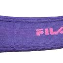 FILA Vintage 80s  Magic Line Ski Headband Purple Pink Photo 1