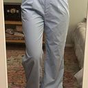 Pretty Little Thing high waisted pleated baby blue trousers/pants- US 4 Photo 3