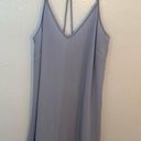 Lush Clothing Lush Sleeveless V-Neck Shift Dress Light Blue Photo 1