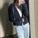 Hollister Dark Blue Zip Up Photo 1