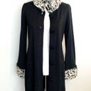 INC NWT  Faux Fur Knit Single Breasted Trench Coat Photo 3