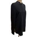 Veronica Beard  Black Mock Neck Long Sleeve Tunic Blouse size 4 Photo 4