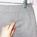 The Loft  Light Gray Mid-rise Ruffle Hem Side Zip Fabric Shorts Photo 7