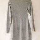 Reformation  Jeans Tam Mélange Stretch Organic Cotton Jersey Mini Dress in Gray E Photo 1