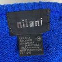 Vintage Blue Nilani  Sequin Sweater Dress Sz M Silk Angora‎ Runs Small Hong Kong Photo 7