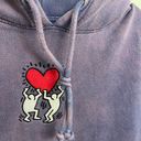 Keith Haring Women’s size Medium  Purple Washed Sweatshirt Photo 2