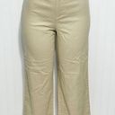 Princess Polly  Women's High-rise Wide Leg Cropped Khaki Pants Jeans Tan Size 4 Photo 10