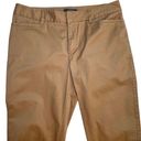 Liz Claiborne  Sloane Flat Front Ankle Chinos Khakis Size 14 Pockets Earthy Tan Photo 0