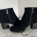 Blondo  Womens Sondra Ankle Boots Booties Size 9 M Black Suede Stacked Heel Photo 5