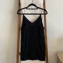 Aritzia Wilfred from  black spaghetti strap classic V neck mini dress Photo 3