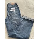 Pistola  Presley High Rise Relaxed Roller Jean Crop Length in Grand Blue Size 28 Photo 4