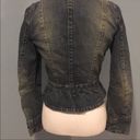 Marc Jacobs  Cropped Button Down Denim Jacket, Size 2 Photo 4