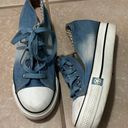 Mengsai Denim Platform Sneakers Blue Size 6.5 Photo 0