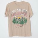 Full Tilt  Oversized Colorado Graphic Tee Shirt Women's Size Small Photo 0